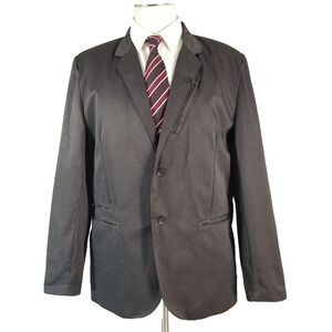 Marc Ecko Cut & Sew sport coat jacket men's XL extra Large Dark Gray SLIM FIT